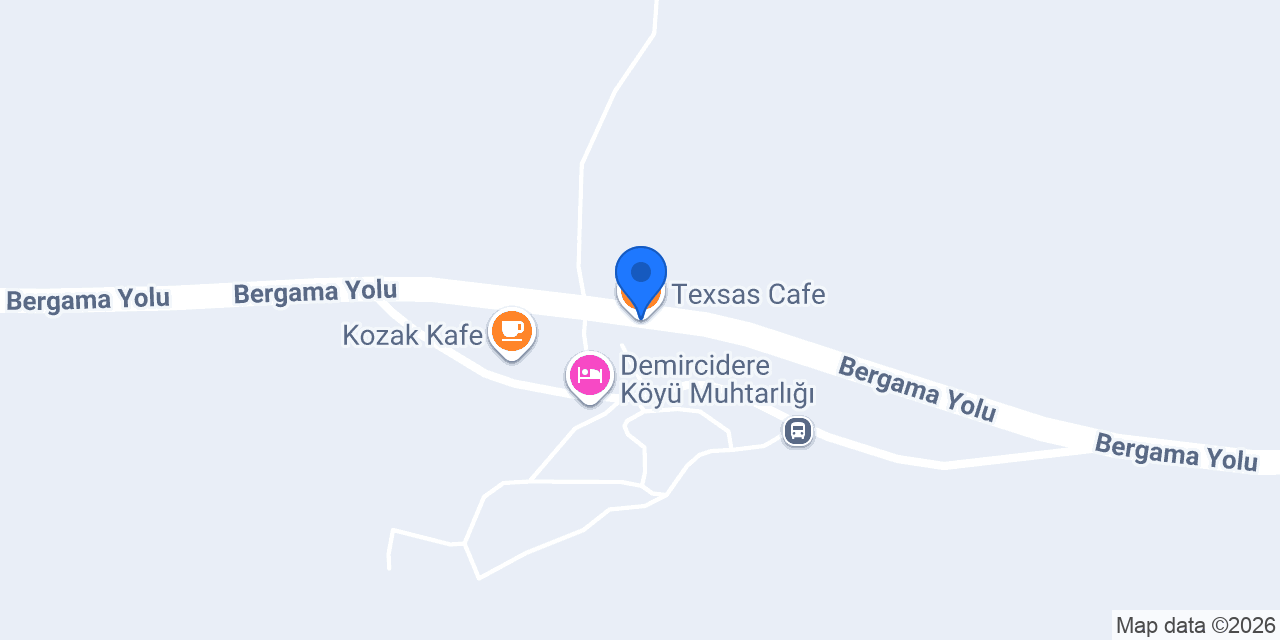 Texsas Cafe konumu