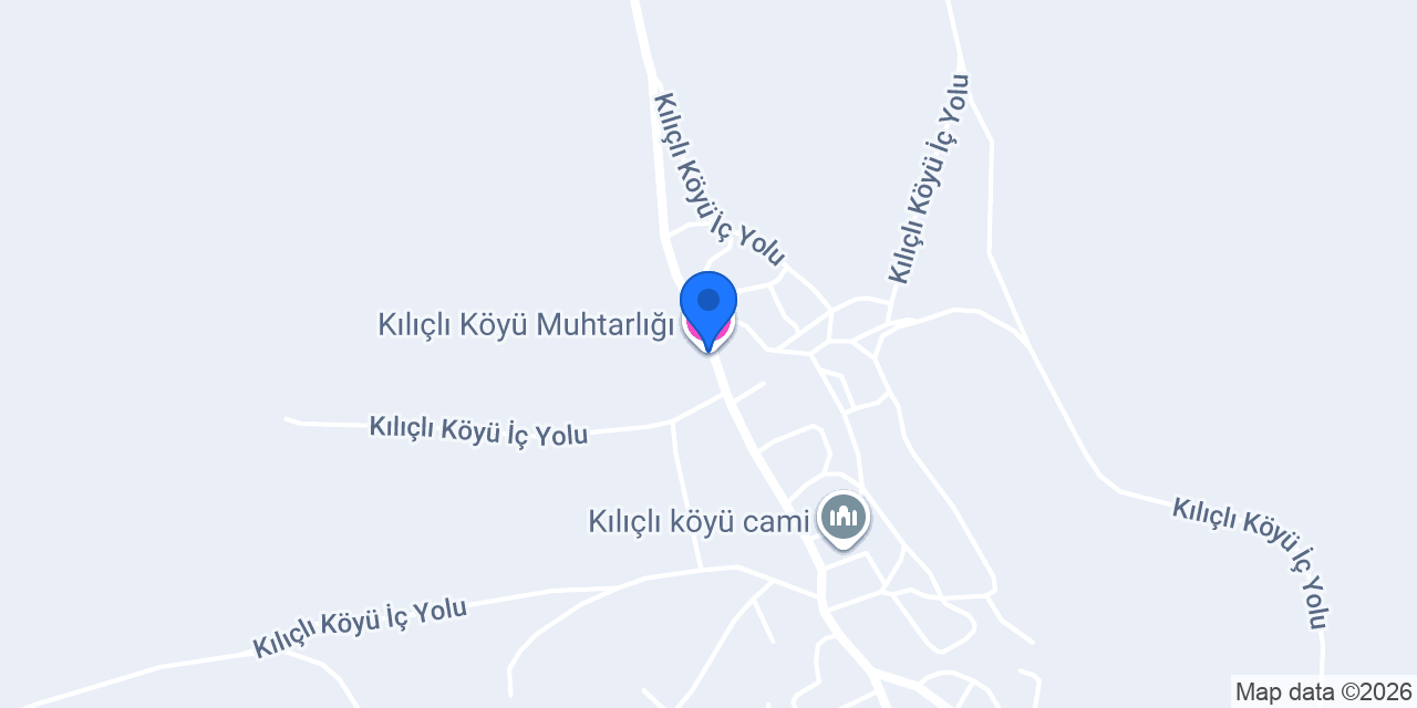 Kılıçlı Köyü Muhtarlığı konumu