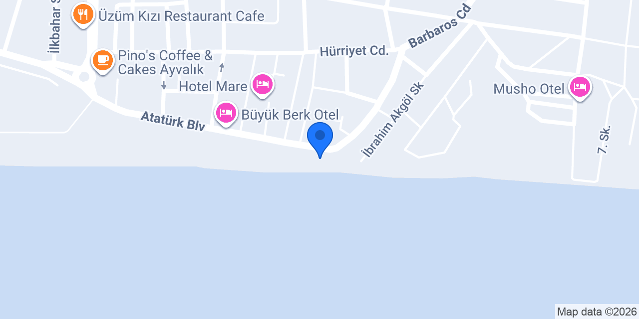 Nikos Beach konumu