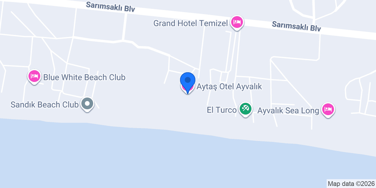 Aytaş Otel Ayvalık konumu