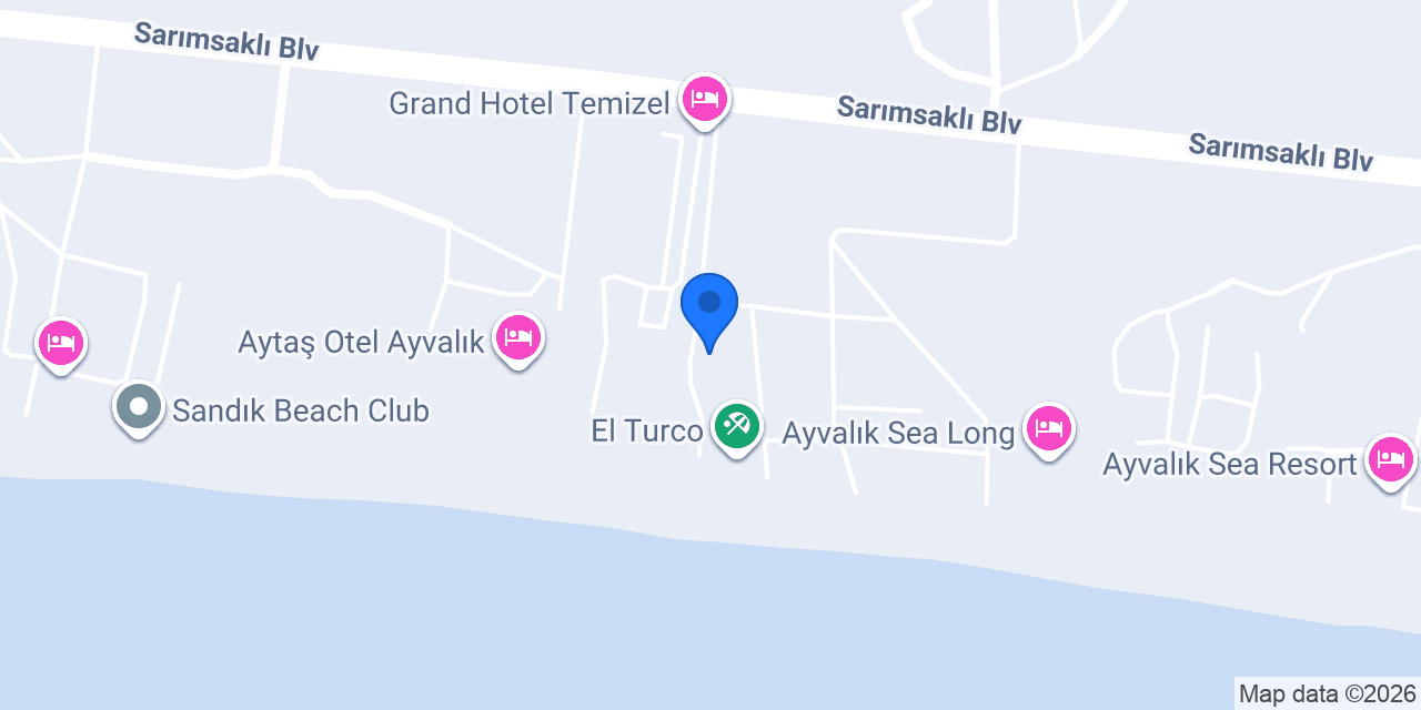 AYVALIK HOTEL PARİS konumu