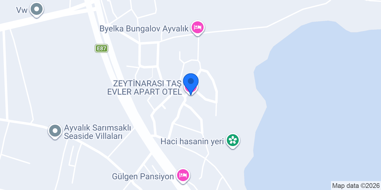 ZEYTİNARASI TAŞ EVLER APART OTEL konumu