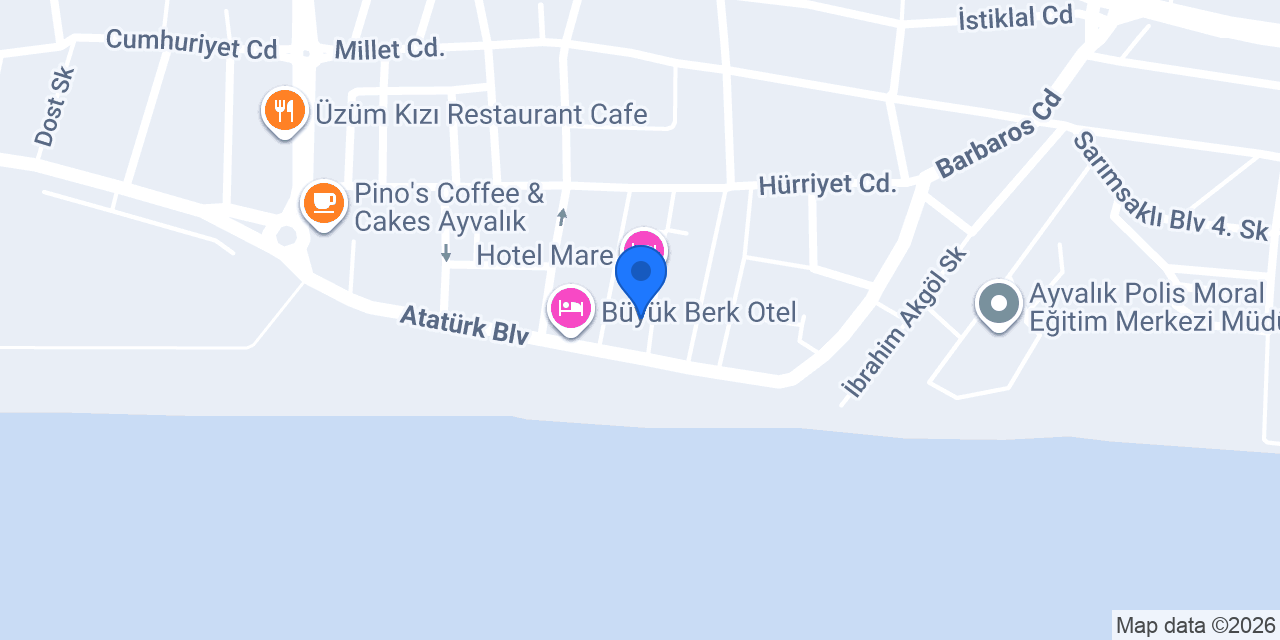 Hotel Karakaş konumu