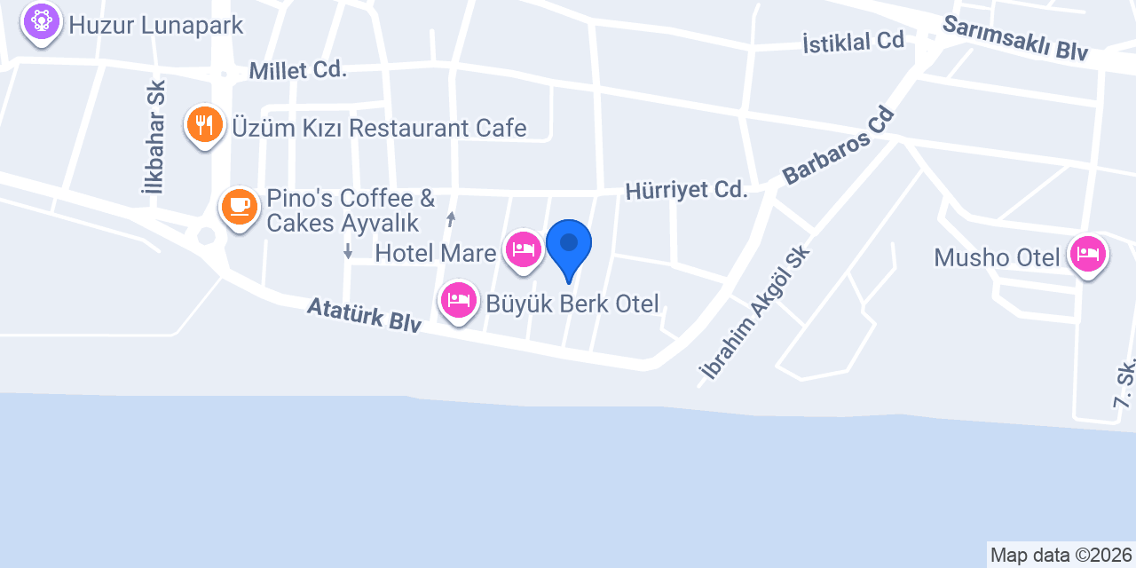 Marine Otel konumu
