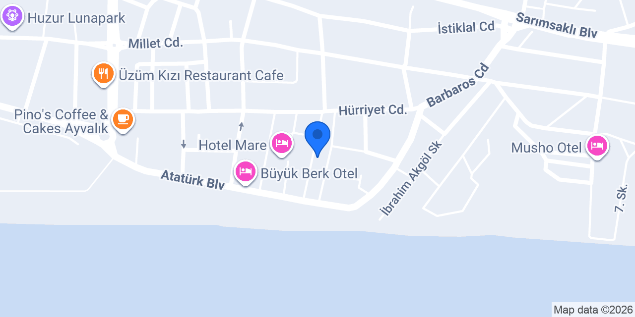 Şenocak Motel konumu