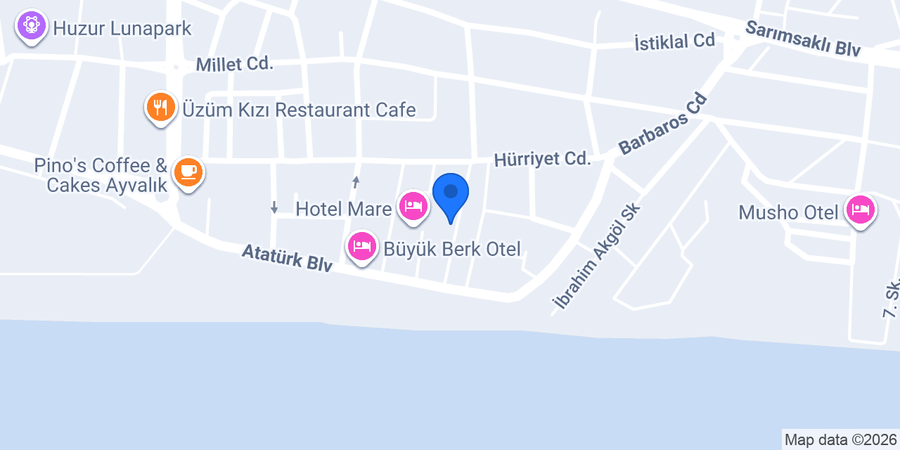 Abay Motel konumu