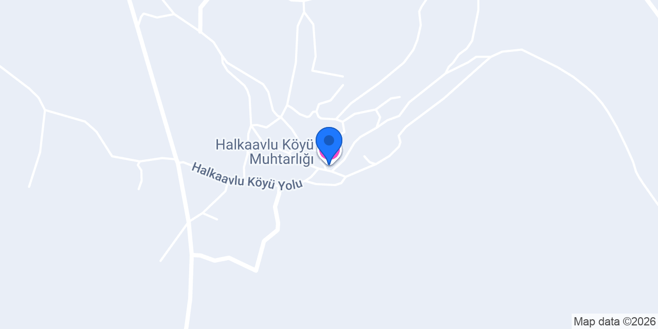 Halkaavlu Köyü Muhtarlığı konumu