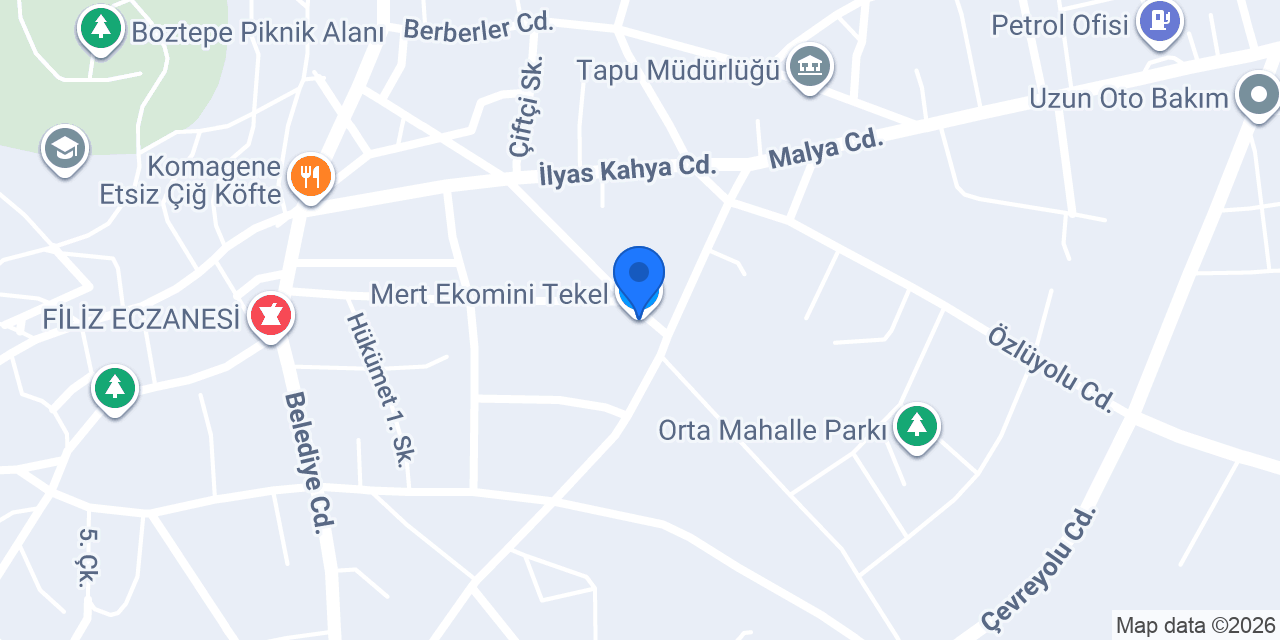 Mert Ekomini Tekel konumu