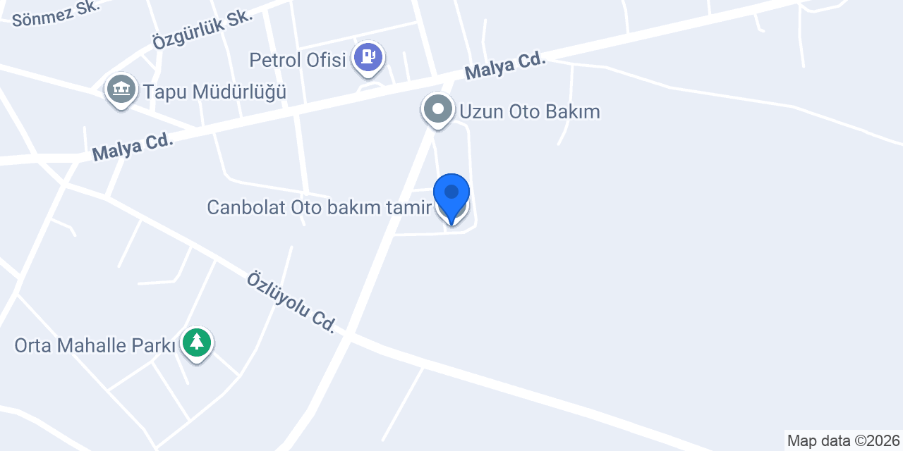 Özçelik mobilya konumu