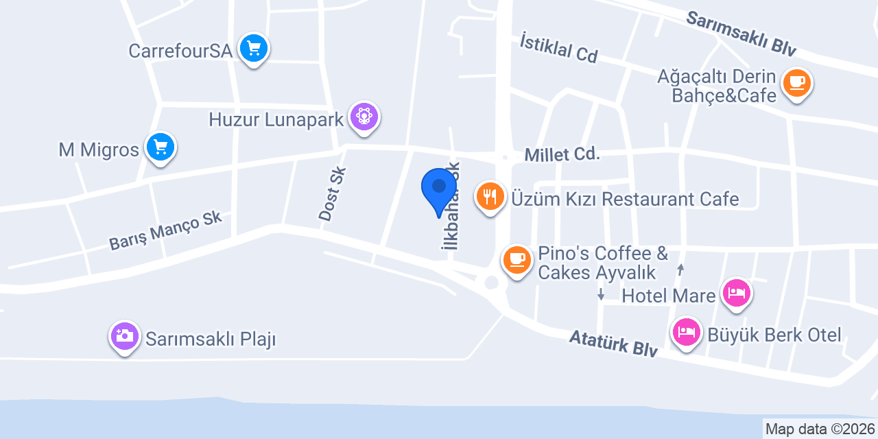 Sarayevo Hotel Sarımsaklı konumu