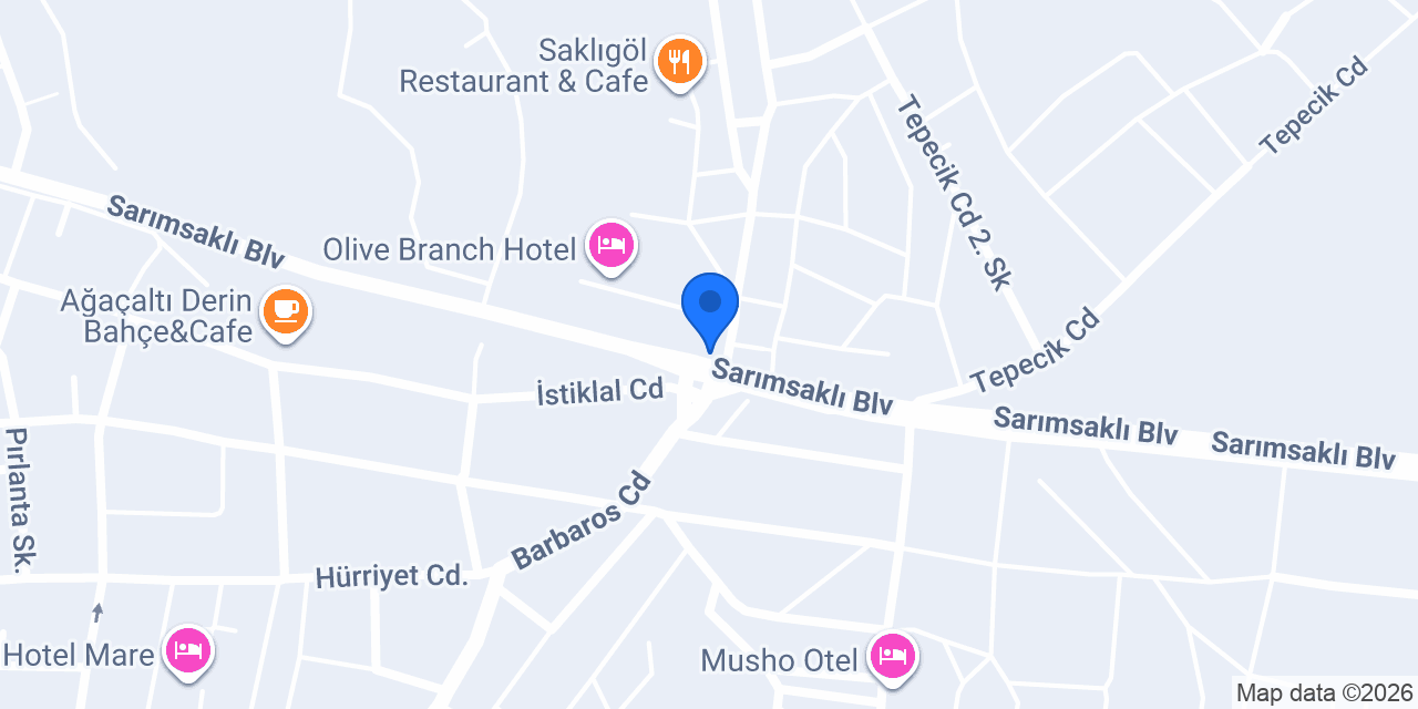 Ateksan unlu mamülleri konumu