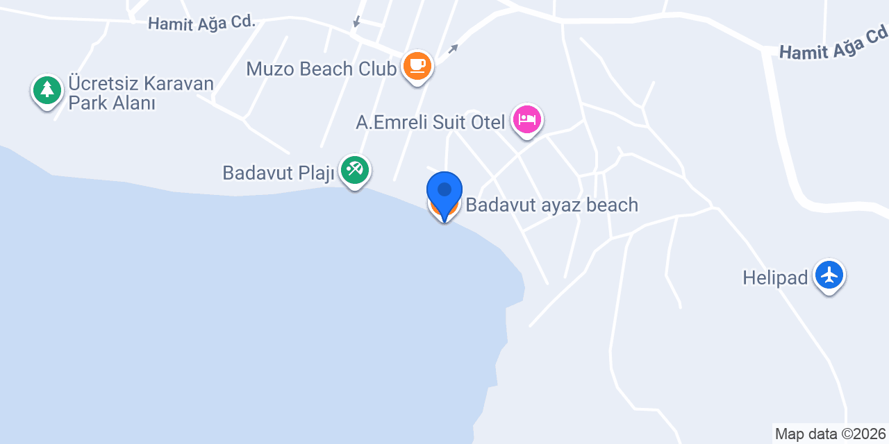 Badavut ayaz beach konumu