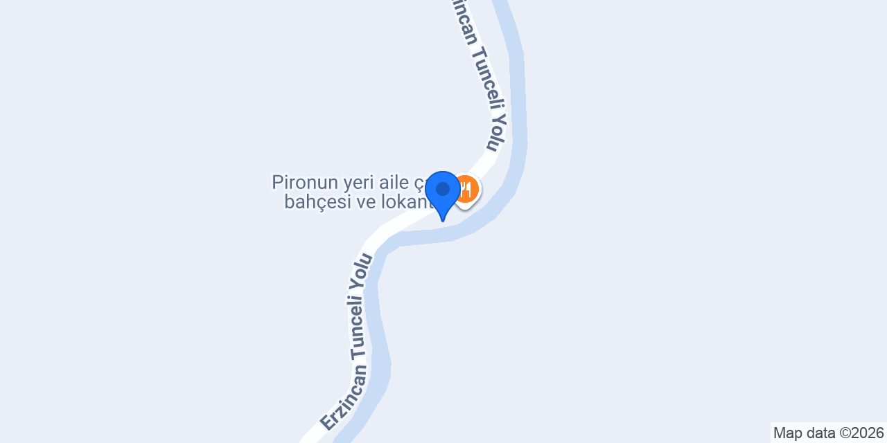 Dersim Restorant Pironun Yeri konumu