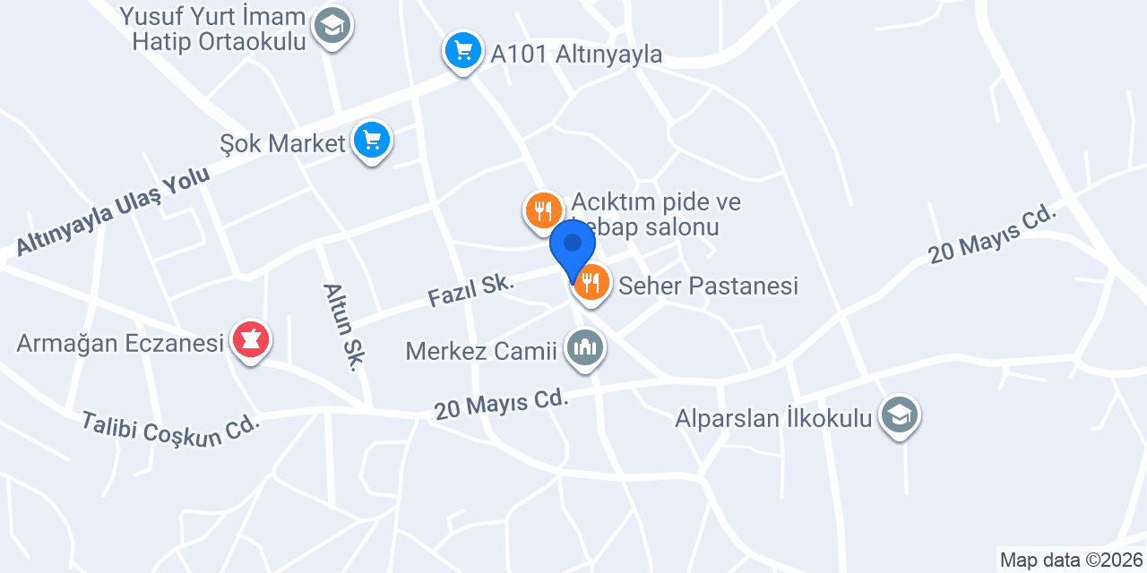 Kaya AVM konumu