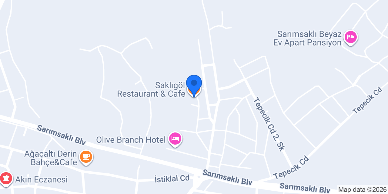 Saklıgöl Restaurant & Cafe konumu
