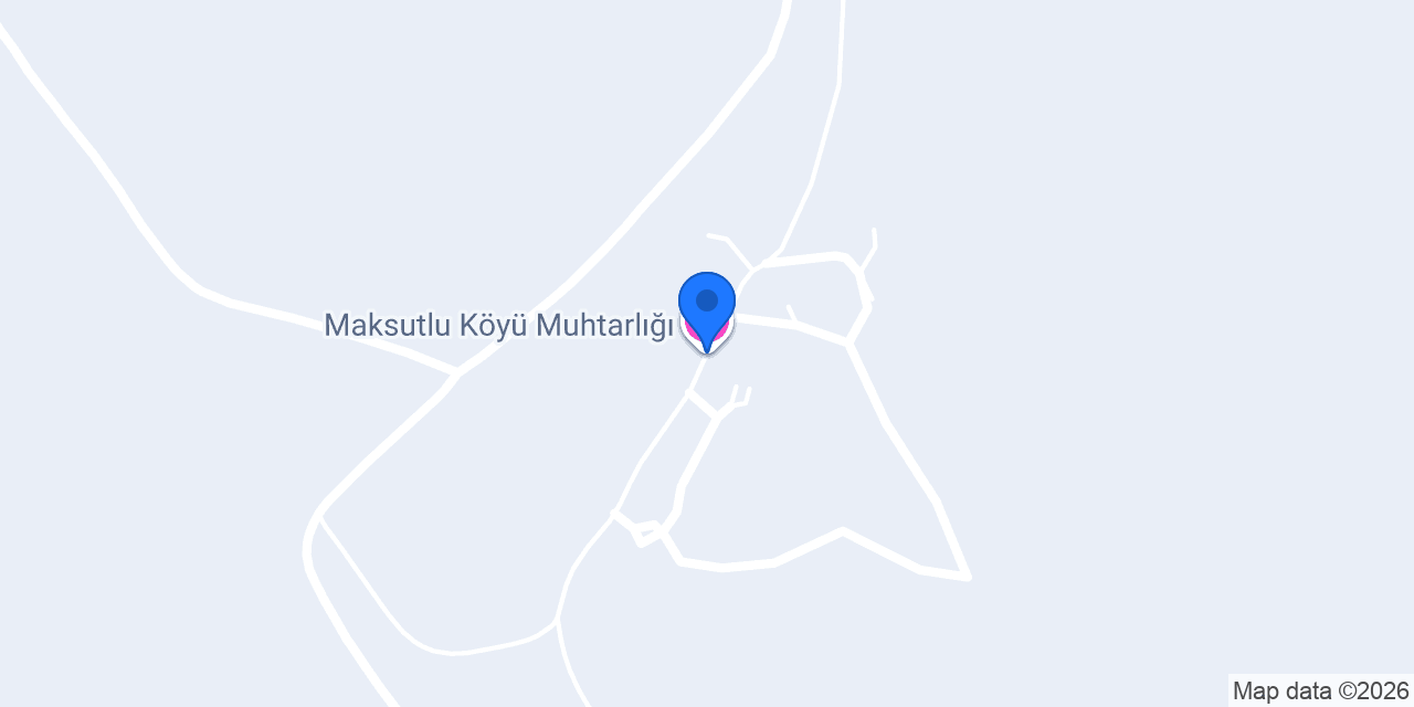 Maksutlu Köyü Muhtarlığı konumu