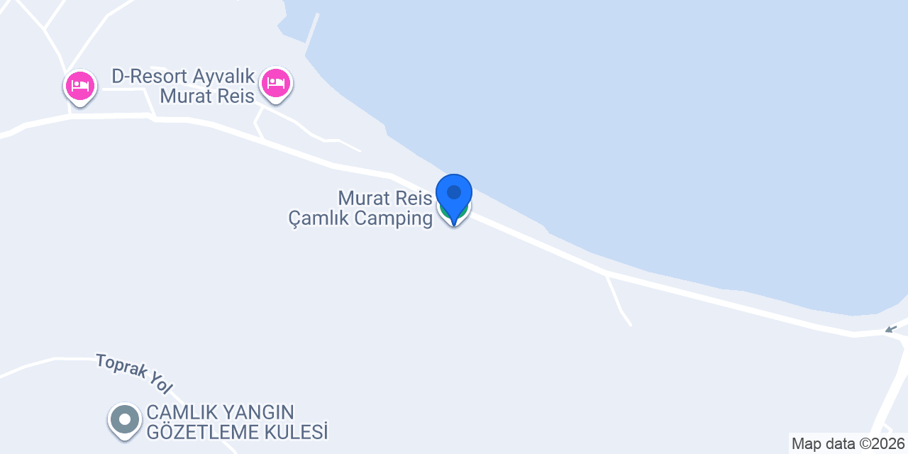 Murat Reis Çamlık Camping konumu