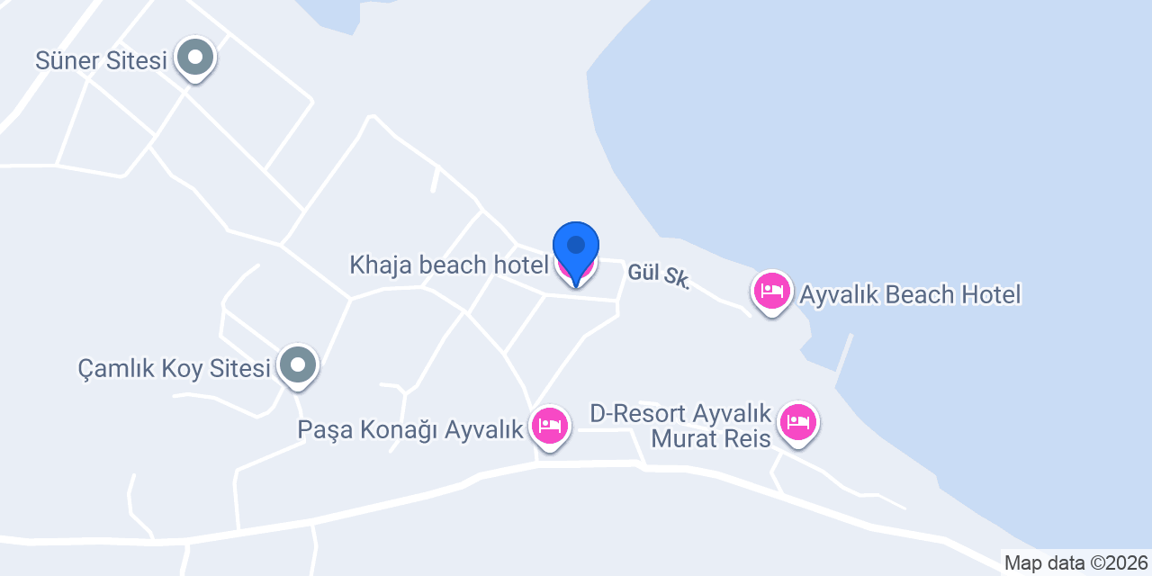 Khaja beach hotel konumu