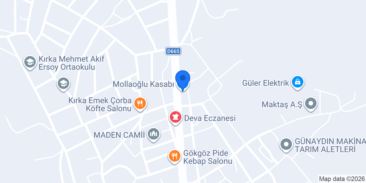 Mollaoğlu Kasabı konumu