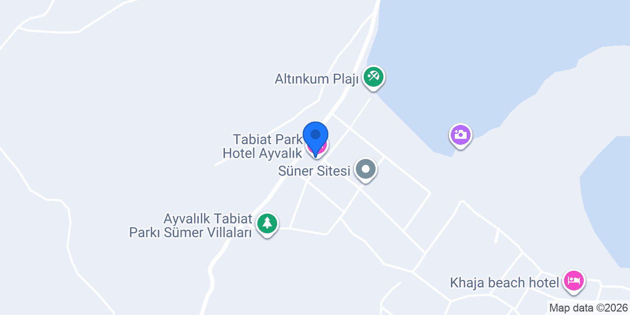 Tabiat Park Hotel Ayvalık konumu
