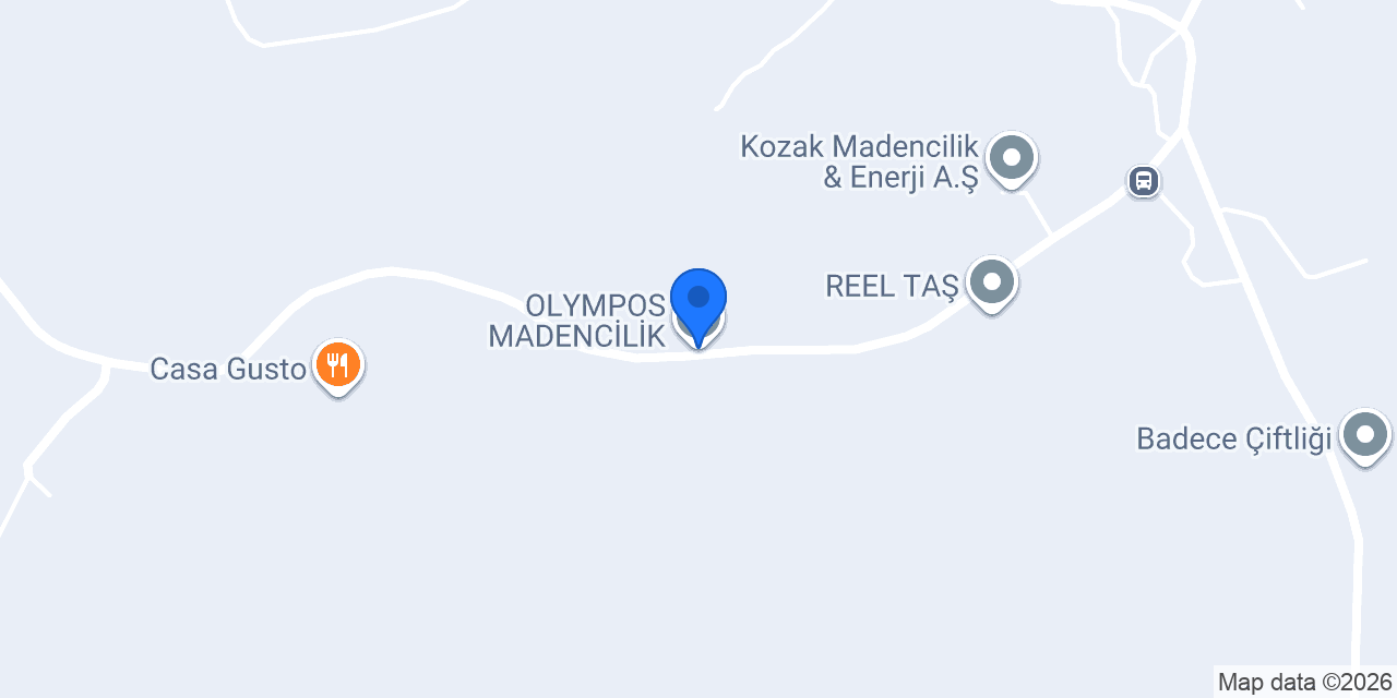 OLYMPOS MADENCİLİK konumu