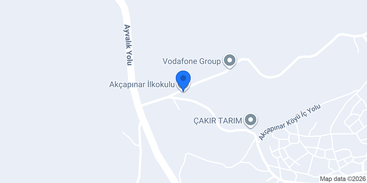 Akçapınar İlkokulu konumu