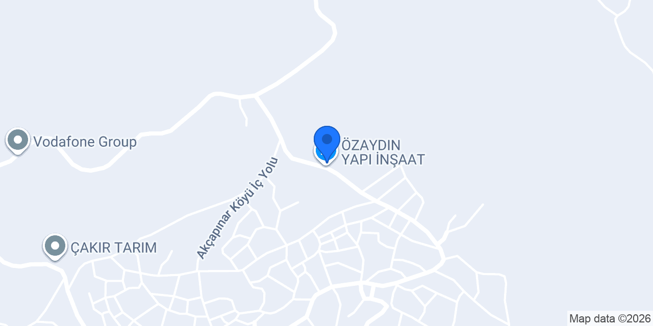 ÖZAYDIN YAPI İNŞAAT konumu