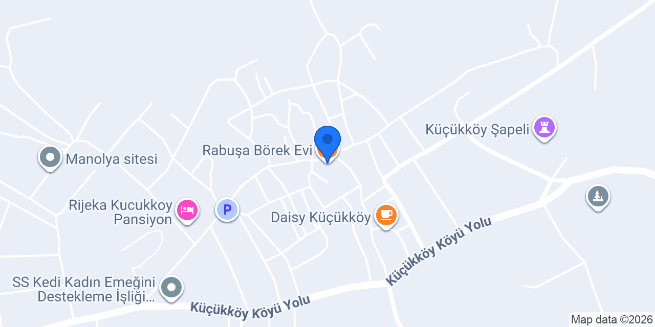 Rabuşa Börek Evi konumu