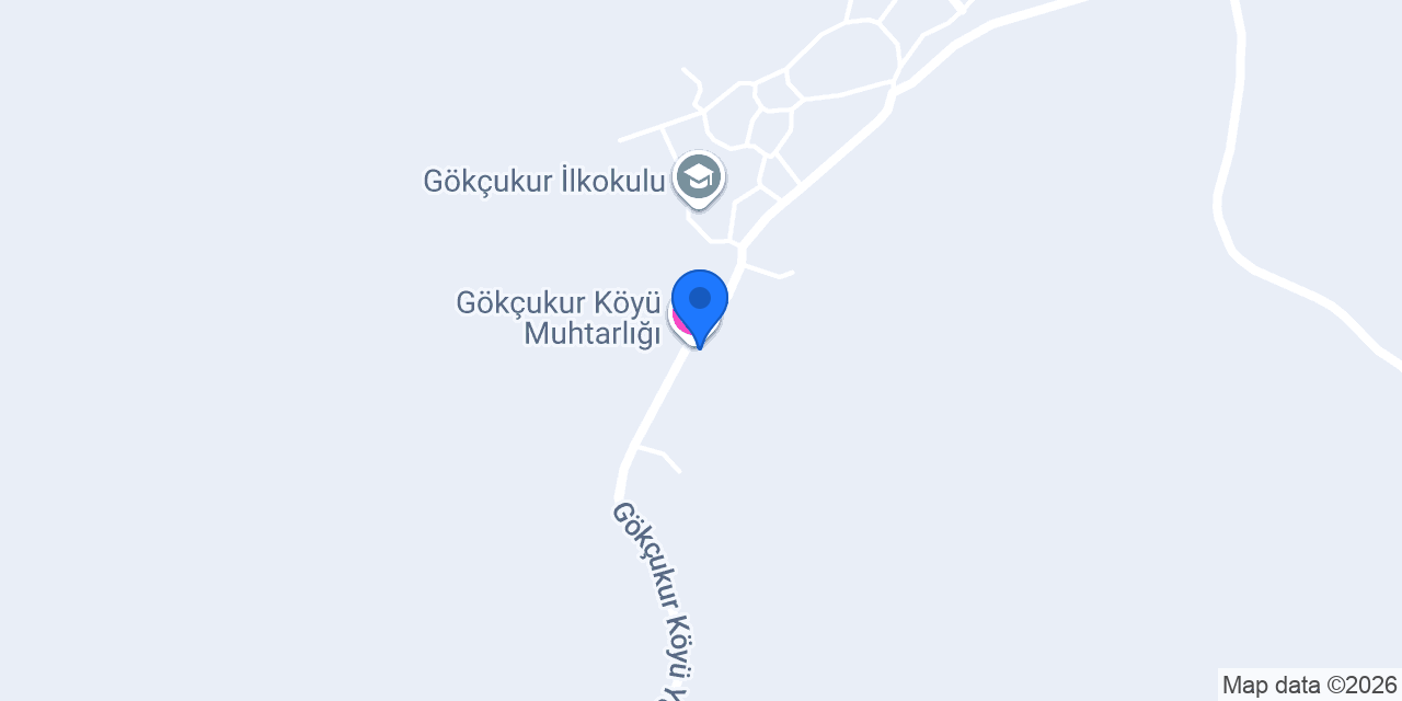 Gökçukur Köyü Muhtarlığı konumu
