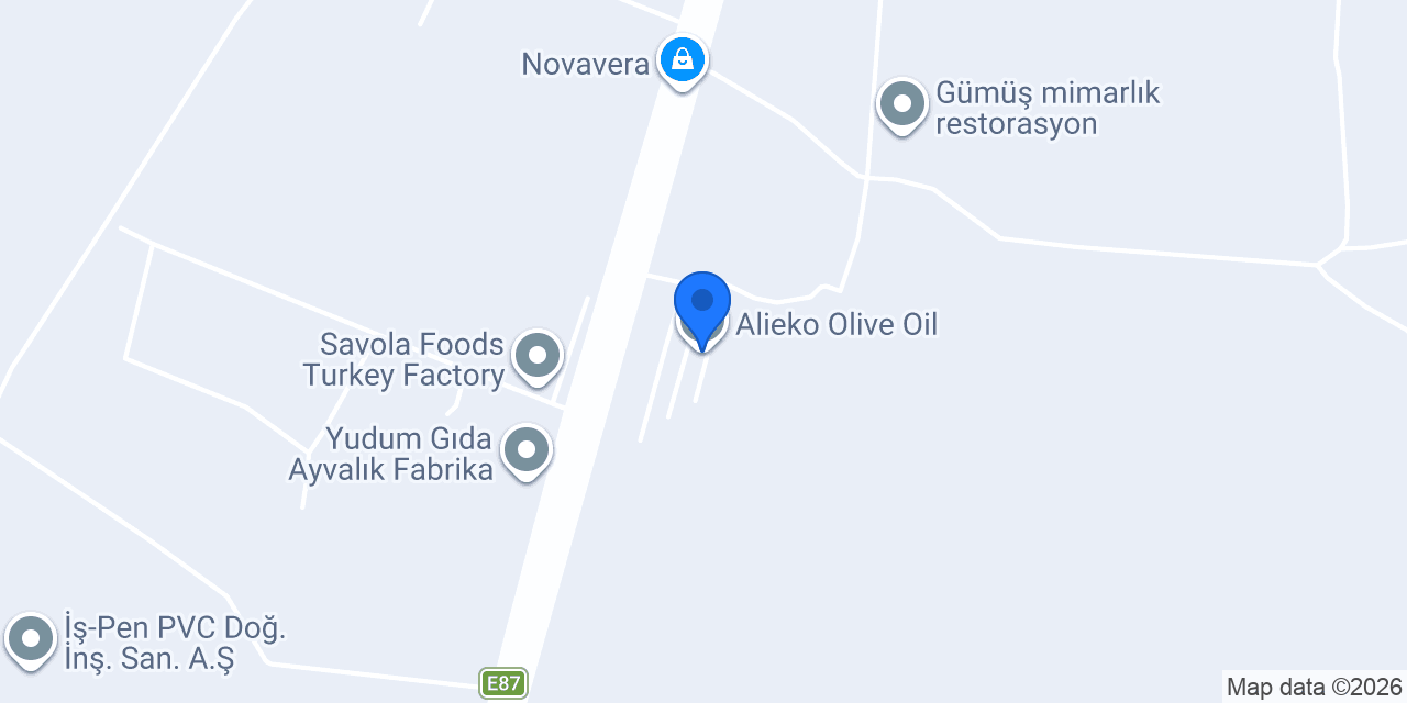 Alieko Olive Oil konumu