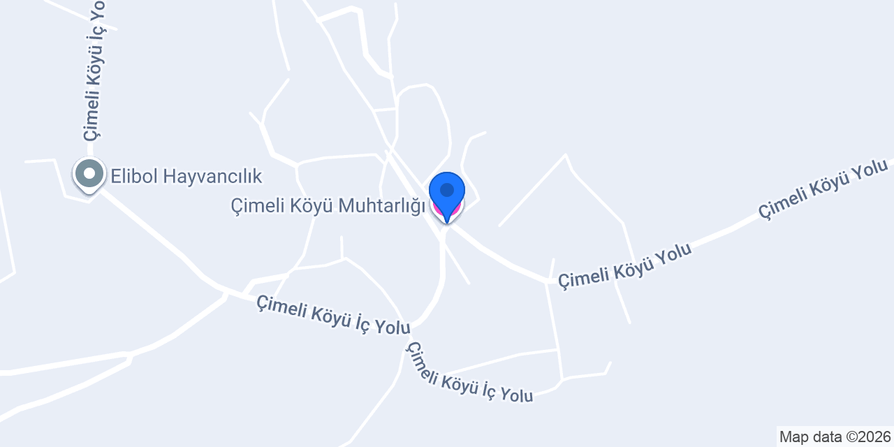 Çimeli Köyü Muhtarlığı konumu