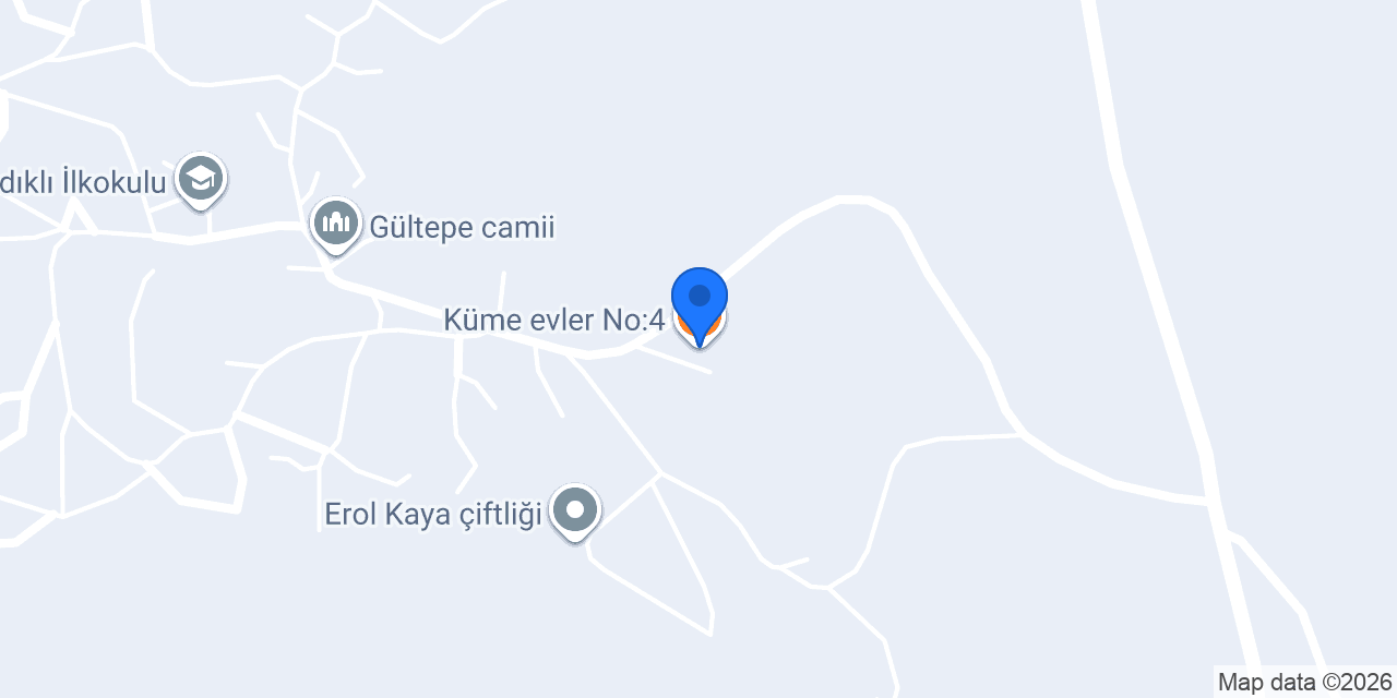 Küme evler No:4 konumu