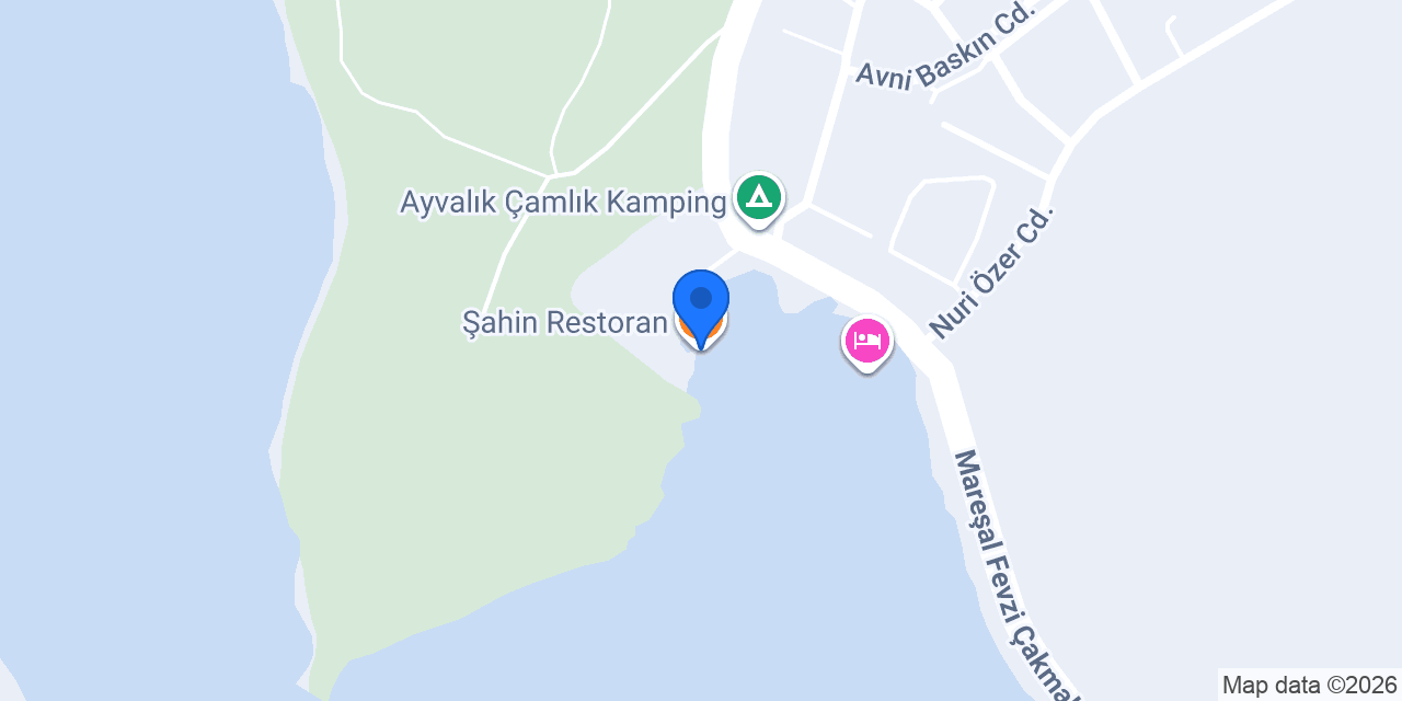 Şahin Restoran konumu
