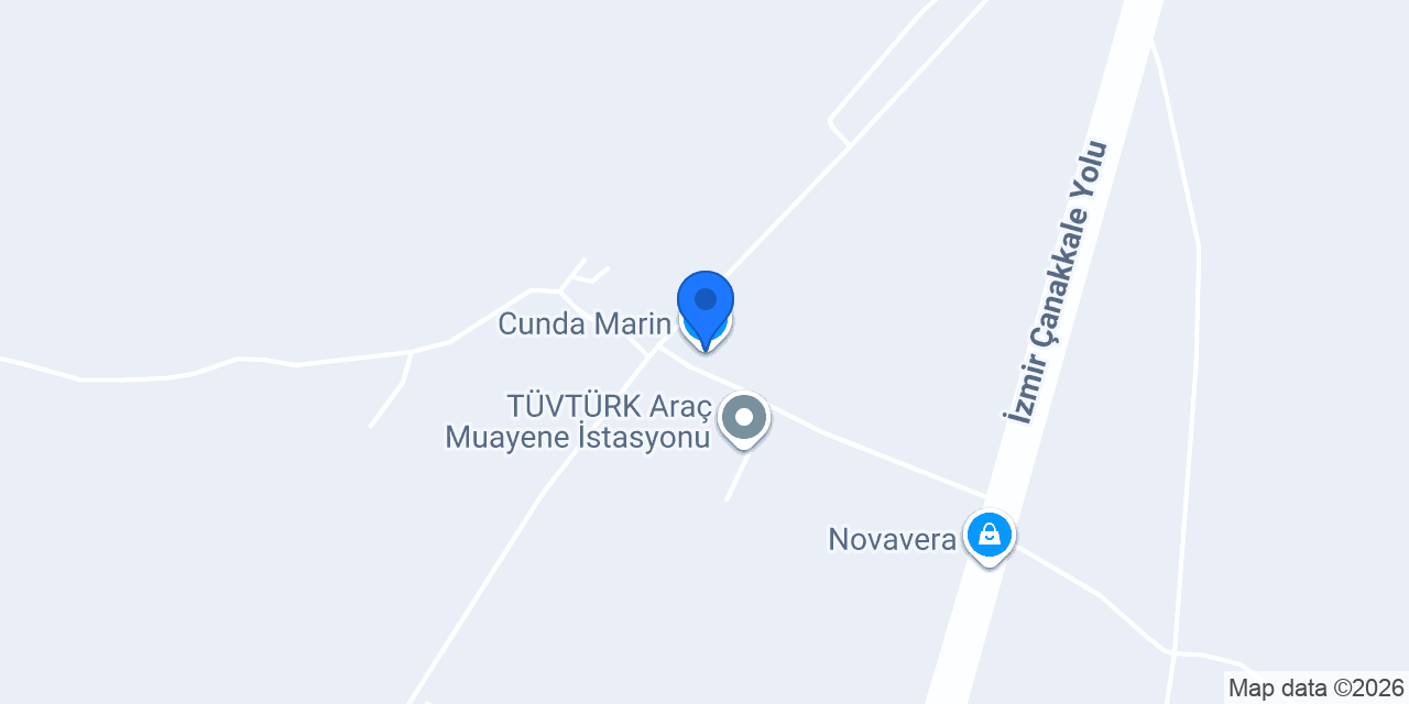 Cunda Marin konumu