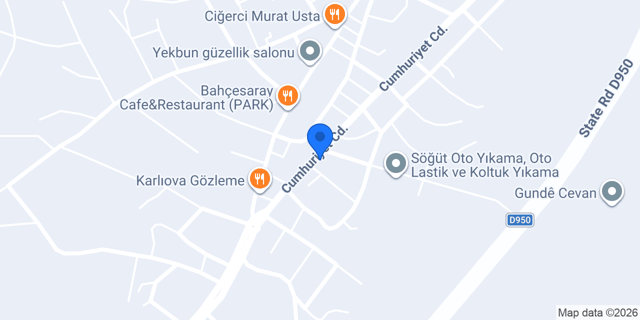 SERZEROĞULLARI MOBİLYA konumu