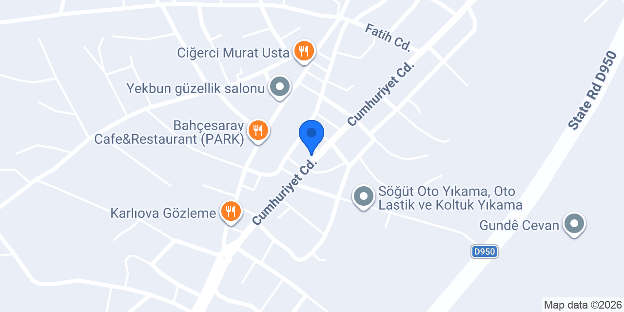 UYANIK Veteriner kliniği konumu