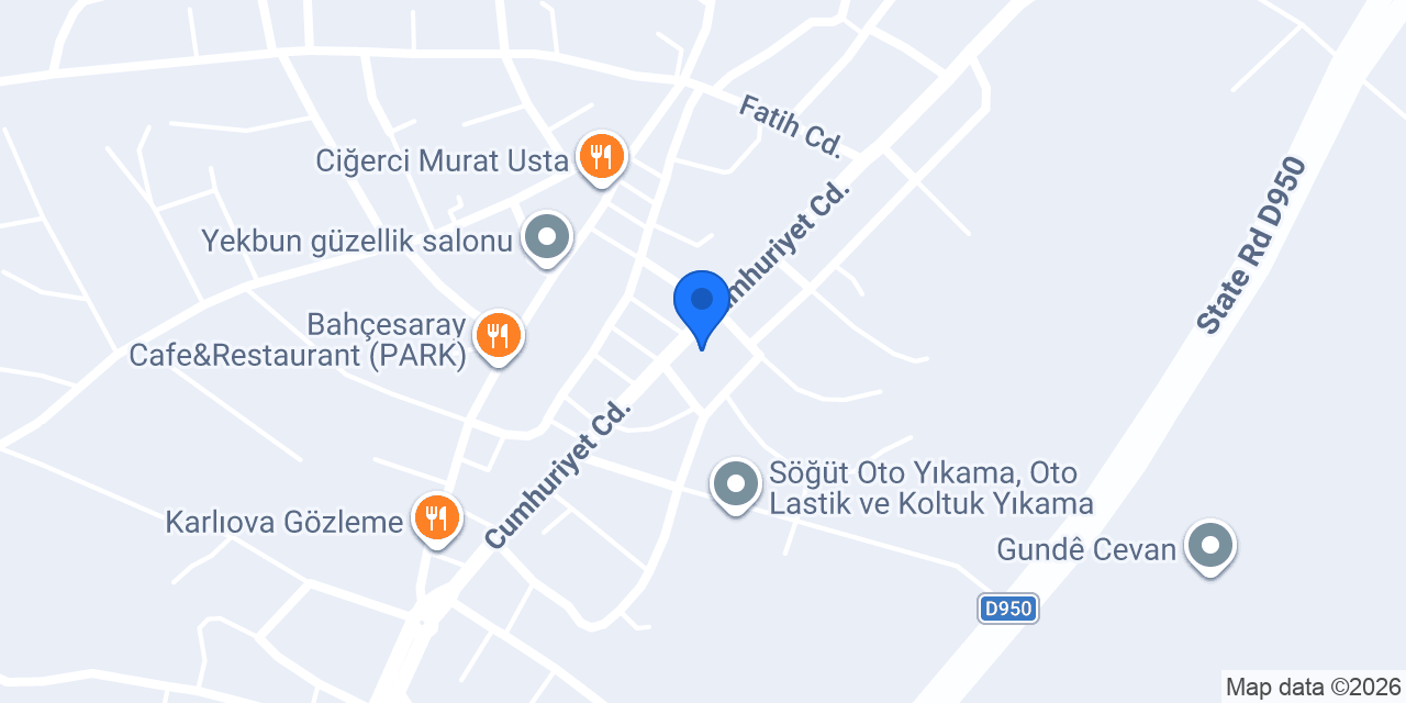 Karlıova İlçe Emniyet Amirliği konumu