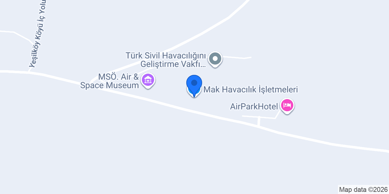 Mak Havacılık İşletmeleri konumu