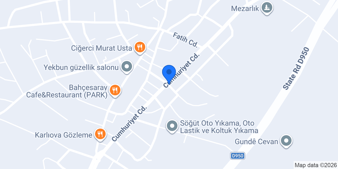 Mekan Cafe konumu