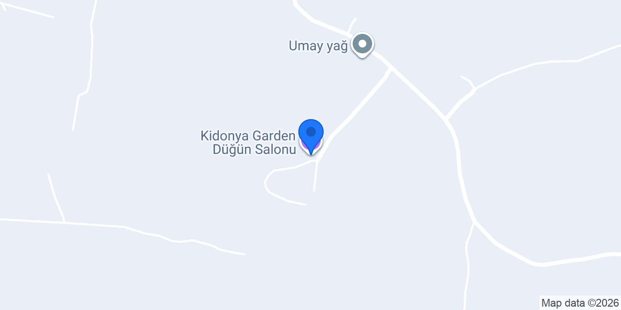 Kidonya Garden Düğün Salonu konumu