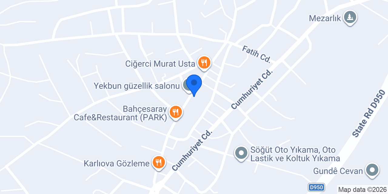 İlçe Nüfus Müdürlüğü konumu