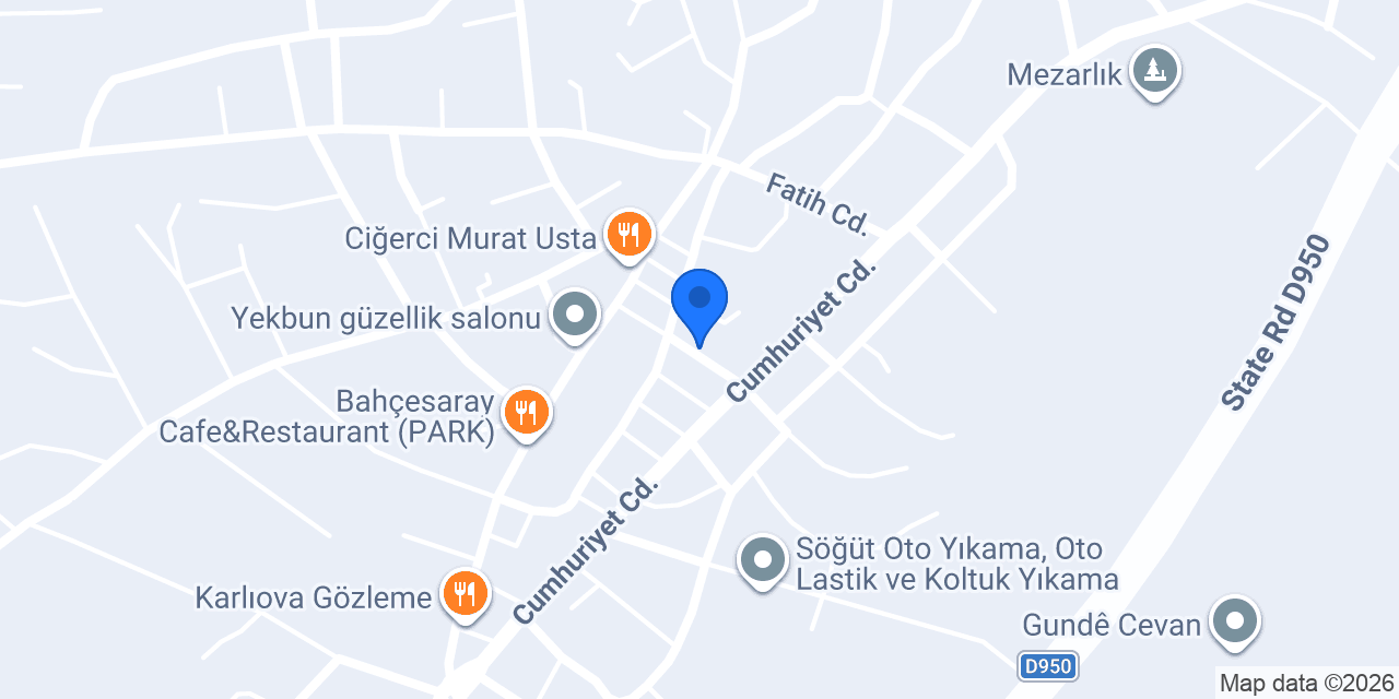 DOĞANAY BOYA HIRDAVAT konumu