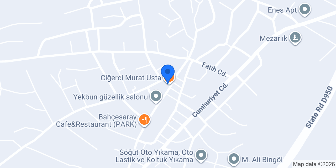Ciğerci Murat Usta konumu