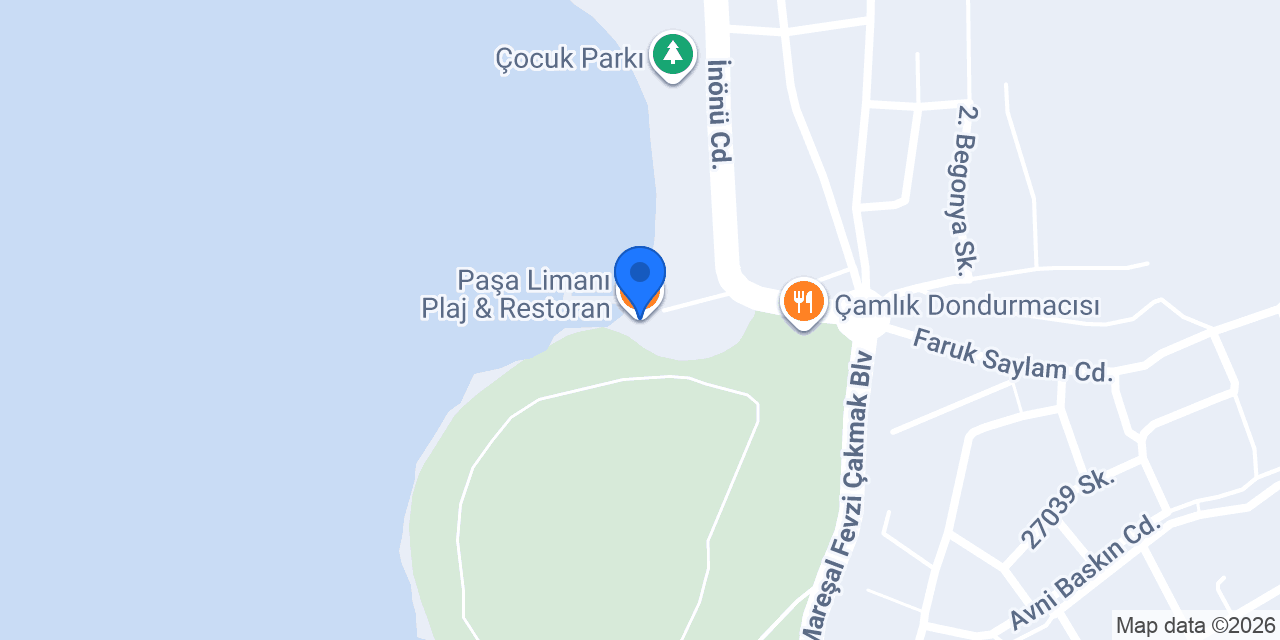 Paşa Limanı Plaj & Restoran konumu
