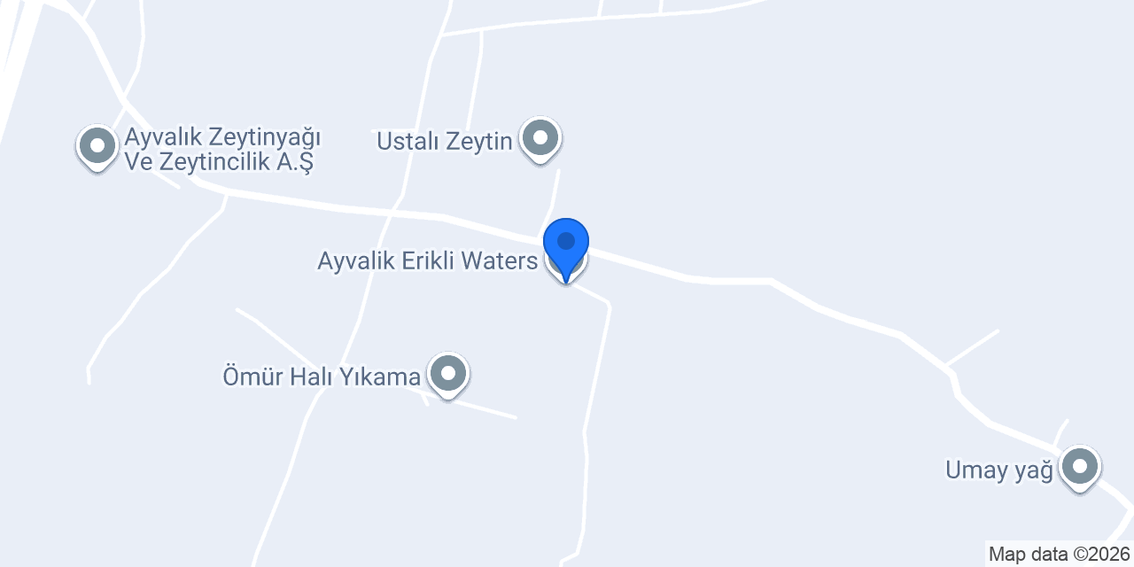Ayvalik Erikli Waters konumu