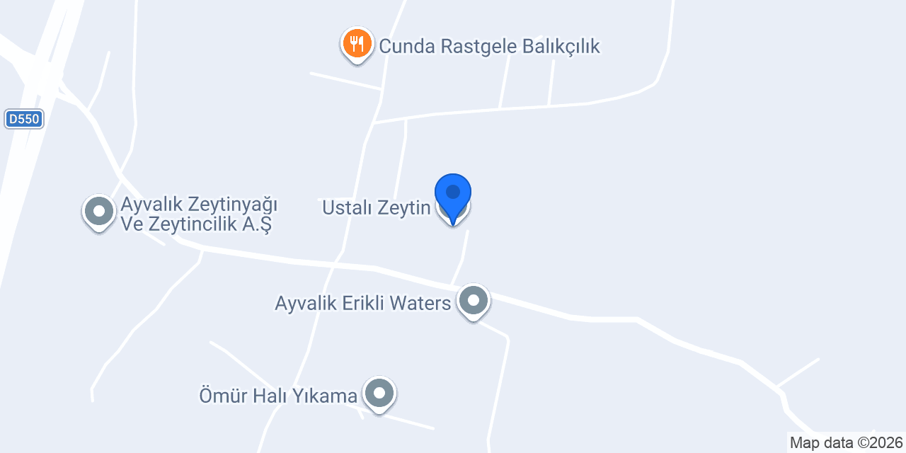 Ustalı Zeytin konumu