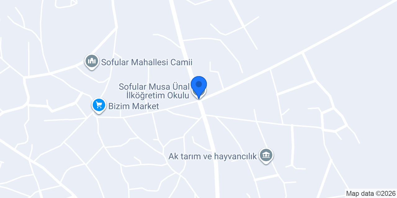 Sofular Musa Ünal İlköğretim Okulu konumu