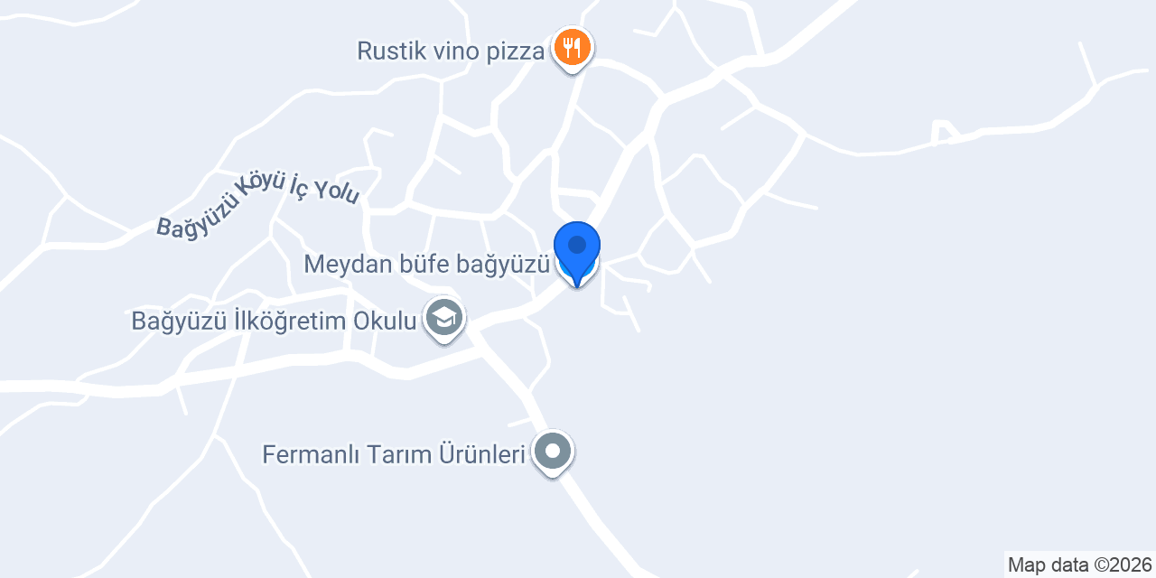 Meydan büfe bağyüzü konumu