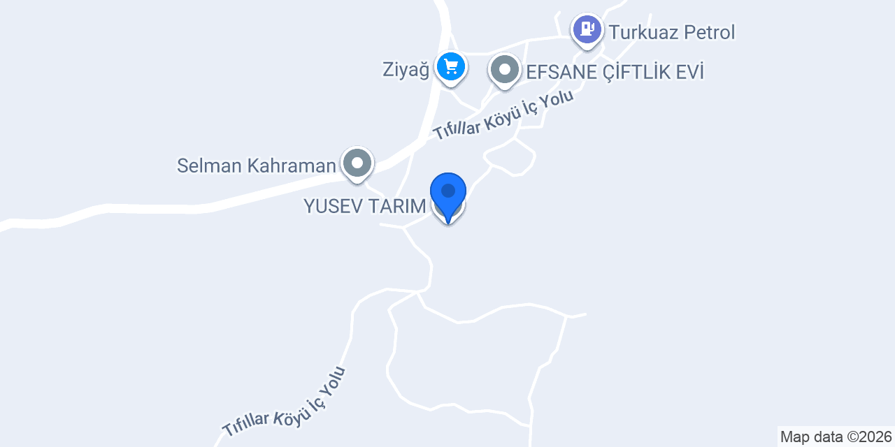 YUSEV TARIM konumu