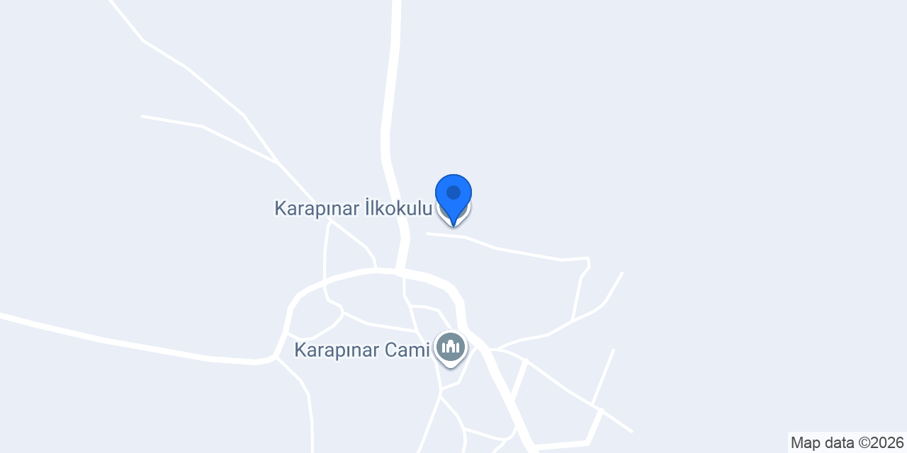 Karapınar İlkokulu konumu